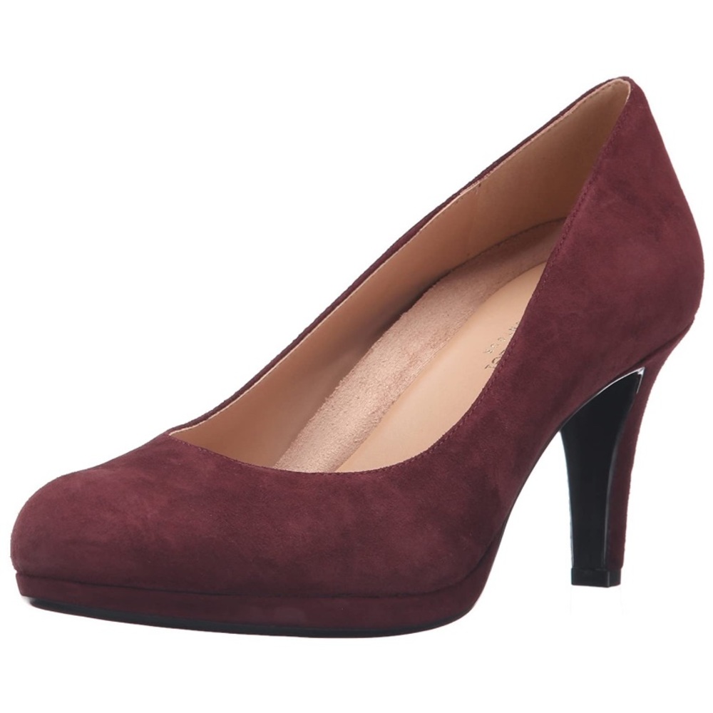 Naturalizer Michelle Pump in Bordo Suede